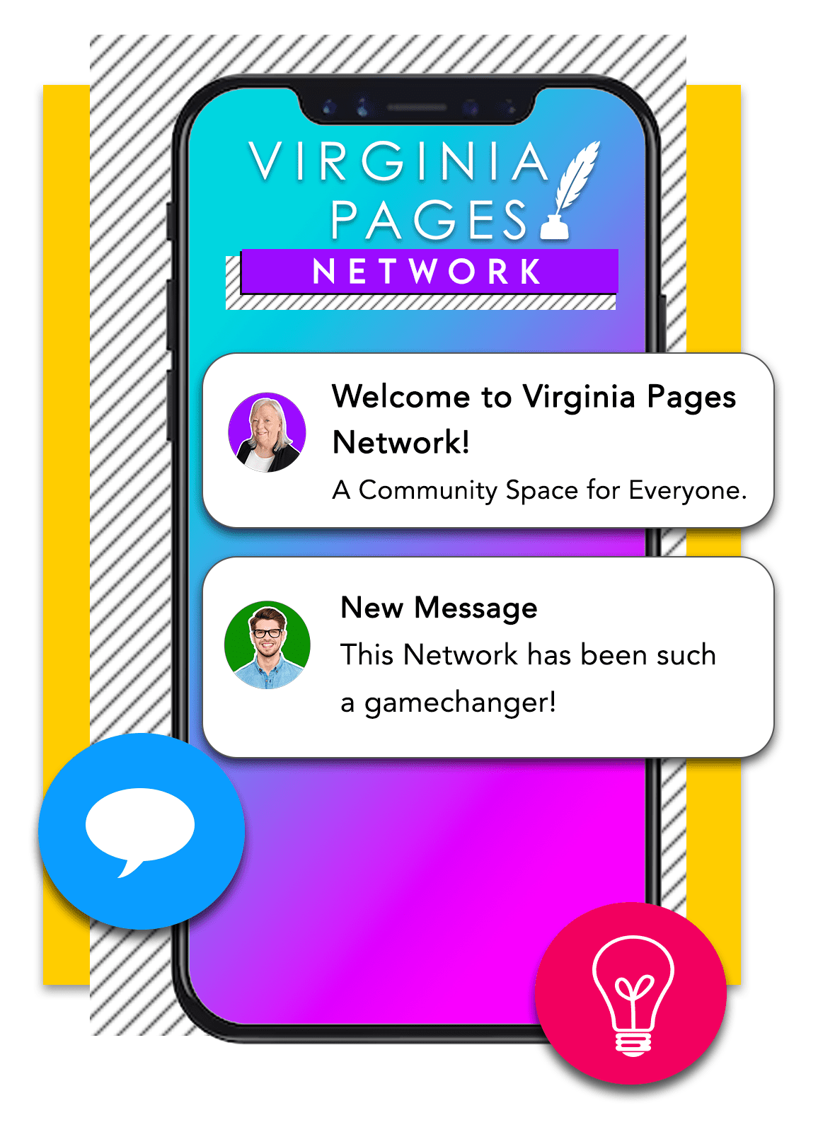 Virginia-Pages-Network-Online-Community-Features Virginia Pages Network Online Community available on the Mobile App