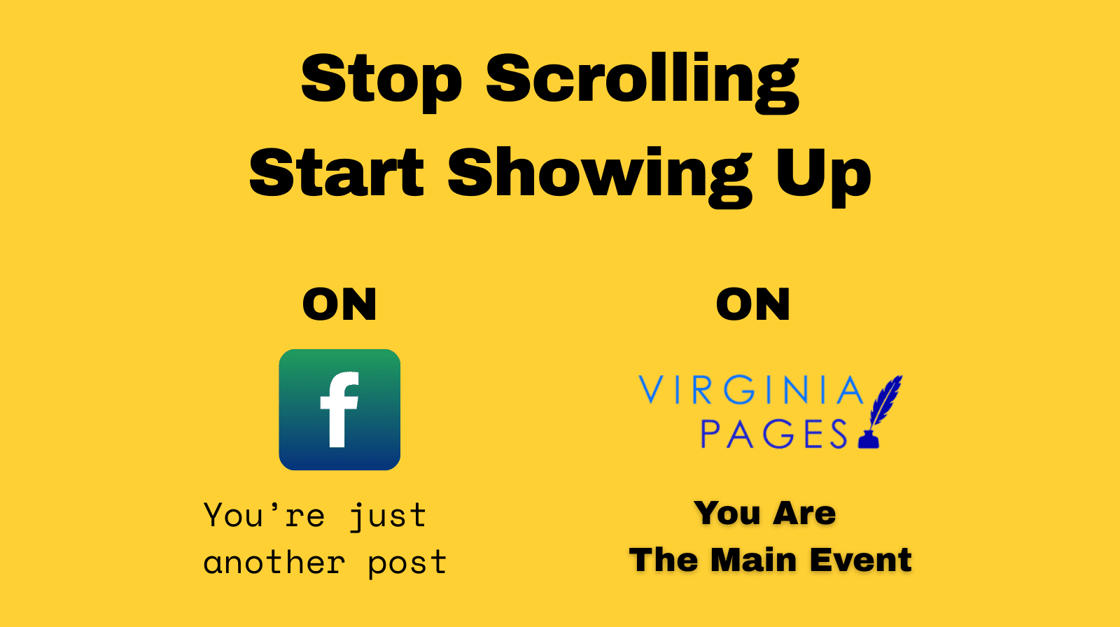 Stop Scrolling, Start Showing Up