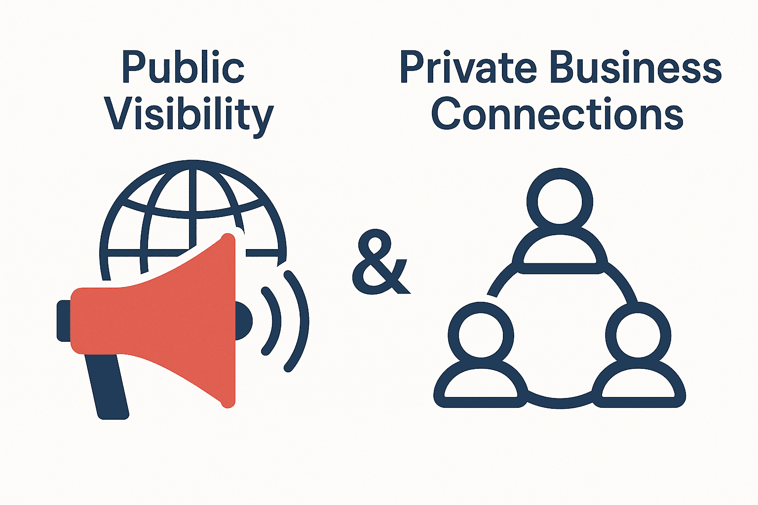 Public Visibility and Private Connections