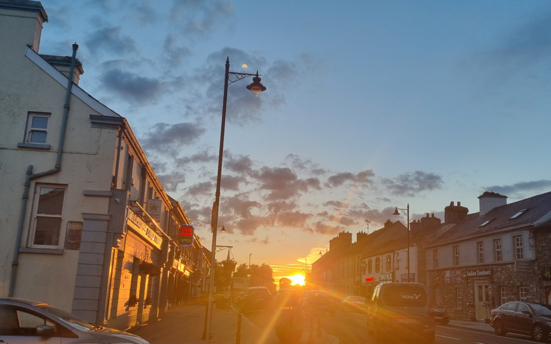 Sunset on Main Street Virginia